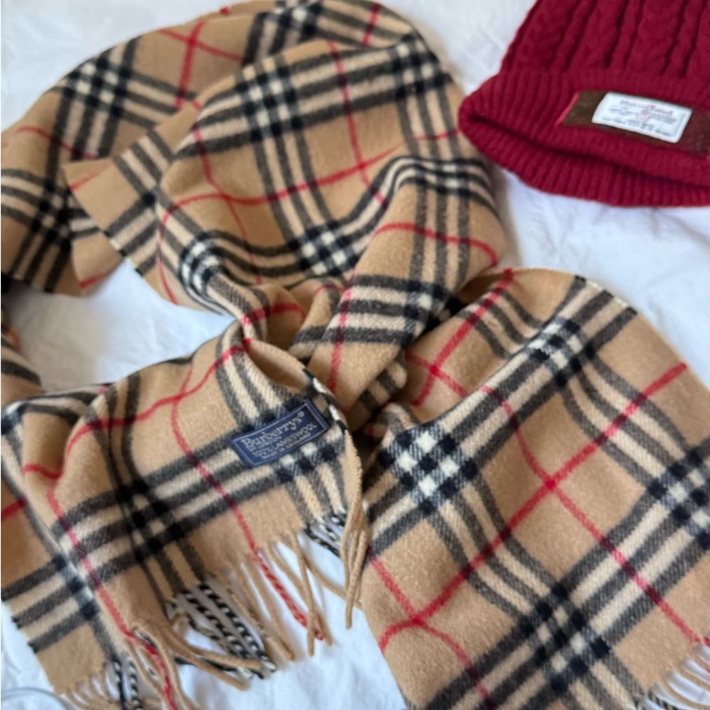 BURBERRY Cashmere Nova Check Scarf🧸